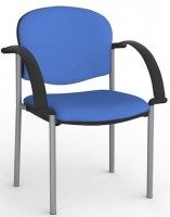 Jaz Silver Chair + Arms