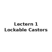 Lectern 1 Lockable Castors