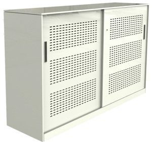 Slider White Storage Unit