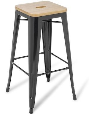 Industry Barstool Timber Top