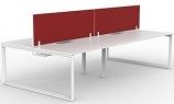 Anvil System Double Sided 1500 Desk 4 Person