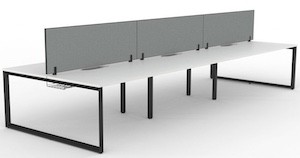 Anvil System Double Sided 1500 Desk 6 Person