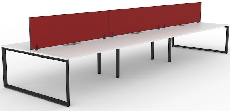 Anvil System Double Sided 1800 Desk 6 Person