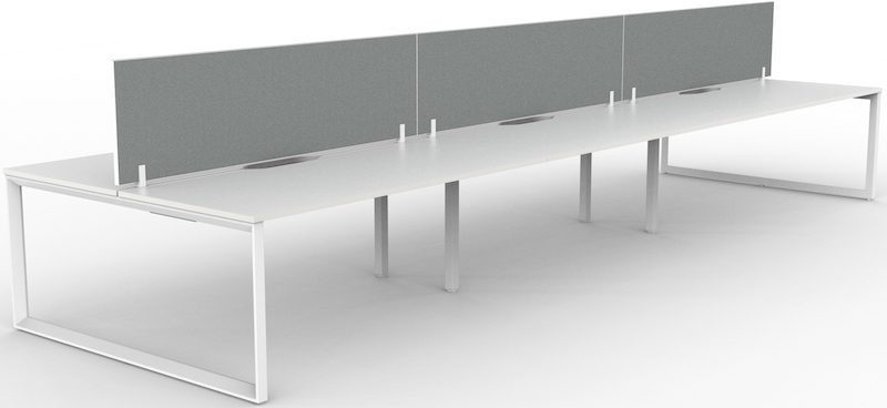 Anvil System Double Sided 1800 Desk 6 Person