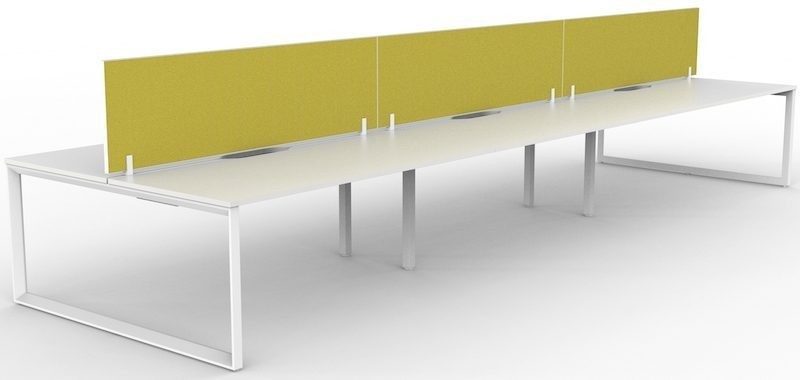 Anvil System Double Sided 1800 Desk 6 Person
