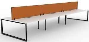 Anvil System Double Sided 1800 Desk 6 Person