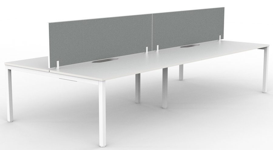 Cubit System Double Sided 1800 Desk 4 Person