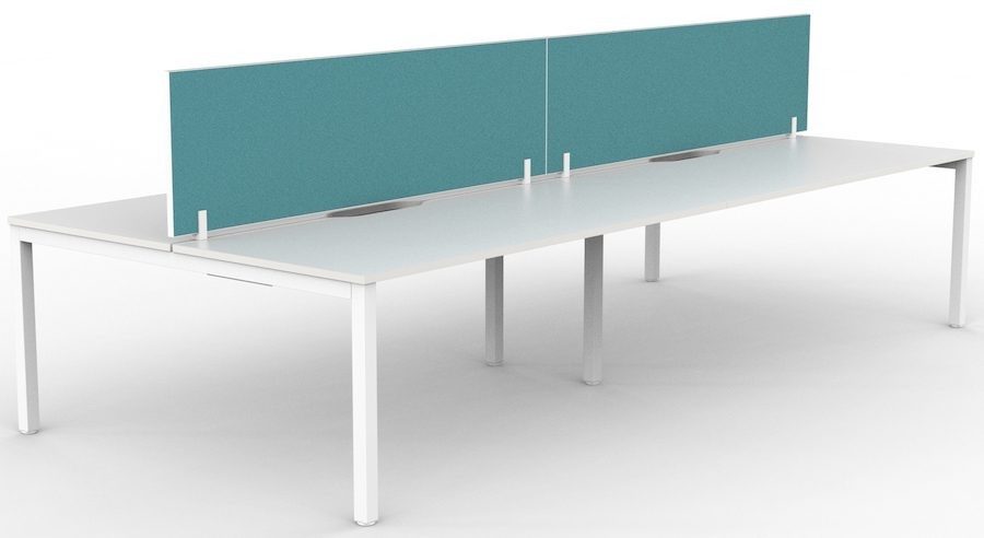 Cubit System Double Sided 1800 Desk 4 Person