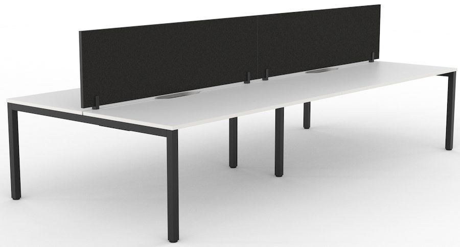 Cubit System Double Sided 1800 Desk 4 Person