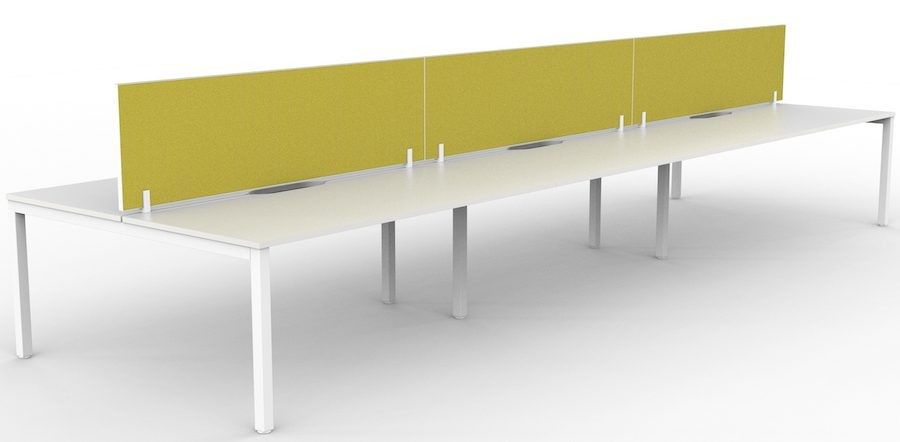 Cubit System Double Sided 1800 Desk 6 Person