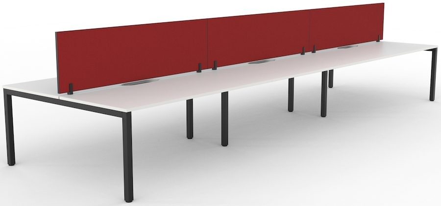 Cubit System Double Sided 1800 Desk 6 Person