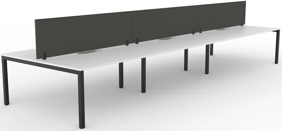 Cubit System Double Sided 1800 Desk 6 Person