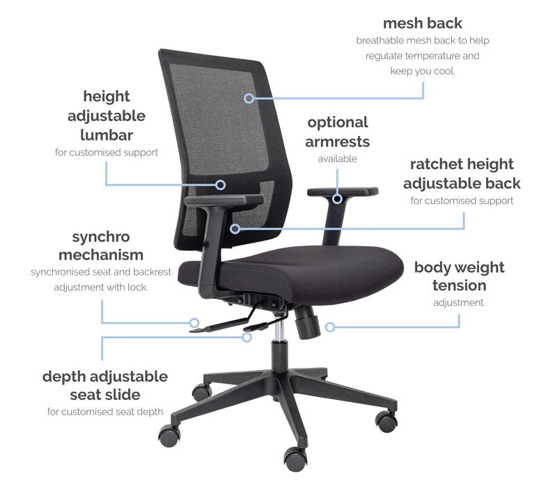 Mantra Mesh Office Chair