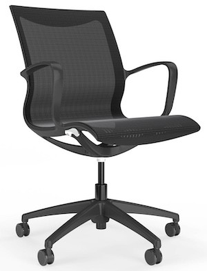 Huracan Mesh Chair – mesh office seat with adjustable height for NZ workspaces.