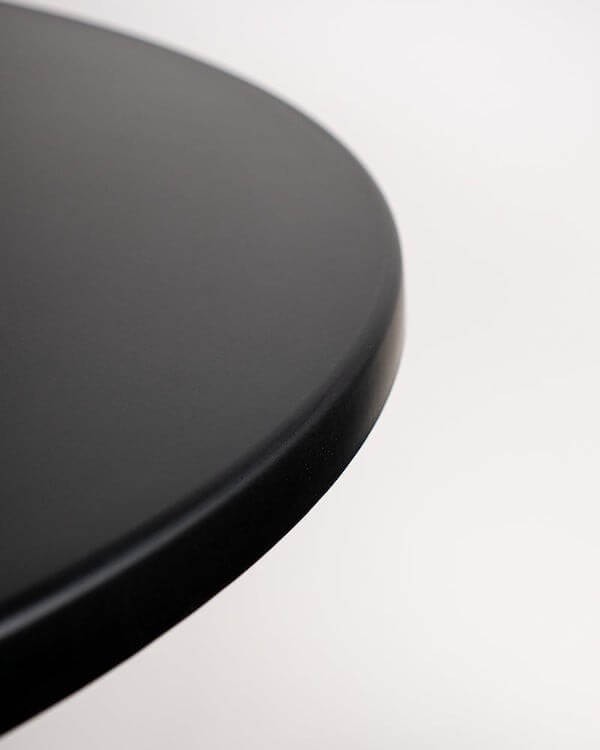 Toulouse Table Top Black 70cm Diameter