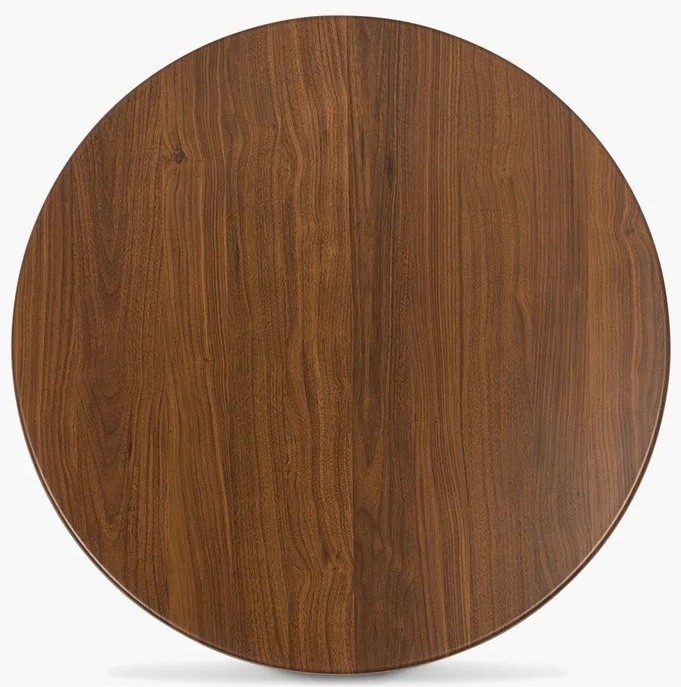 Toulouse Table Top Dark Oak 70cm Diameter