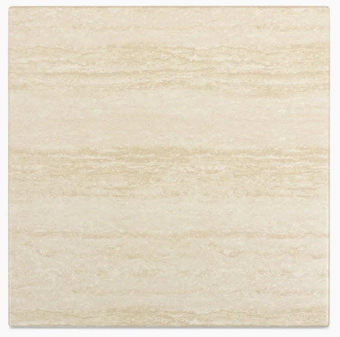 Toulouse Table Top Travertine 60cm Square