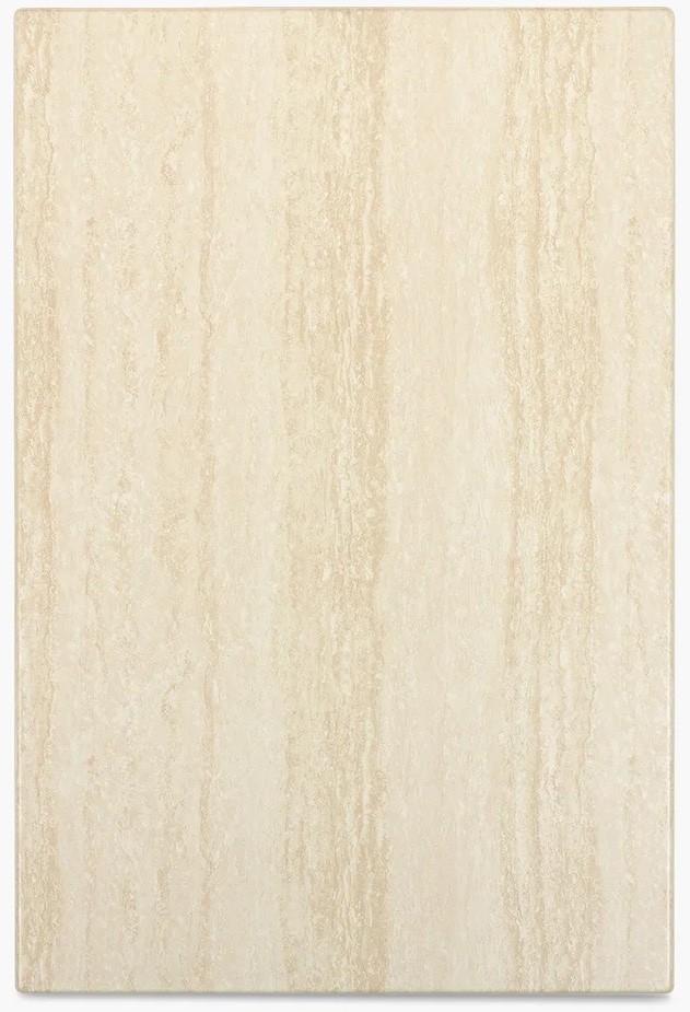Toulouse Table Top Travertine Rectangle 120x80cm