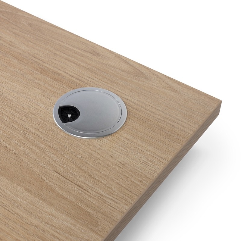 Oki Straight Desk with Drawers 1800W