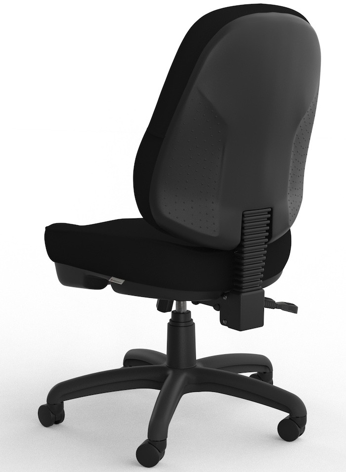 Veda Heavy Duty Office Chair Breathe Black