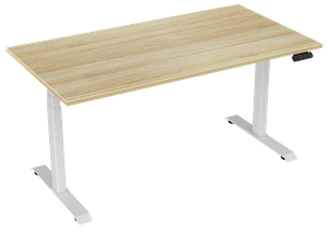 Haven Electric Standing Desk 1800x800, spacious size, adjustable height, 140kg capacity, ergonomic for NZ offices.
