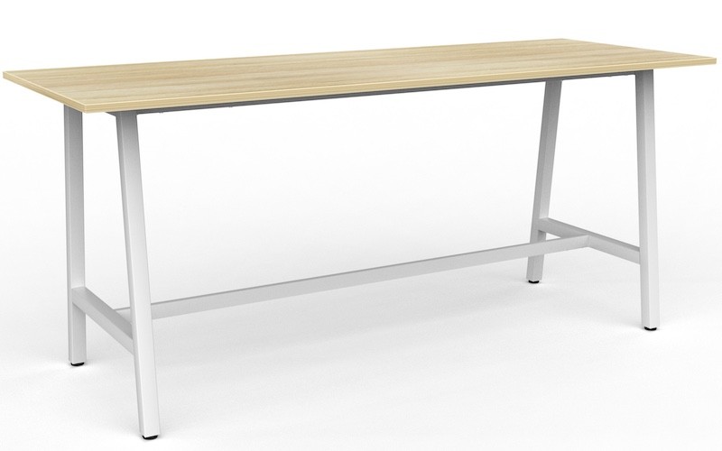Modern CBL Bar Leaner 2400x900, steel frame, bar furniture for sale for NZ hospitality, offices.
