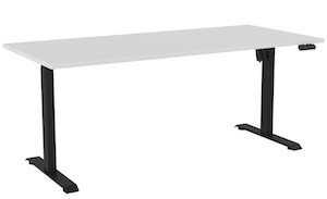 Haven Boost 1500x800 Electric Desk with quiet motor, 80kg capacity for NZ professionals
