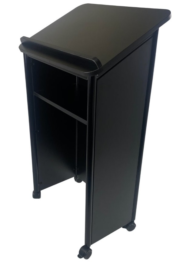 Lectern 3 with Shelf Wheels