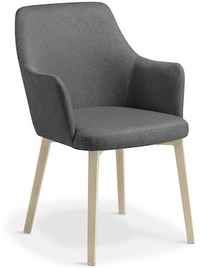 Olli Visitor Chair offers plush comfort for NZ meeting & visitor rooms. 140kg capacity, durable. Order now!