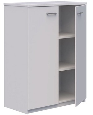 Rapid Cabinet 1200H x 900W in white – NZ-made office storage cupboard with adjustable shelves, fully assembled
