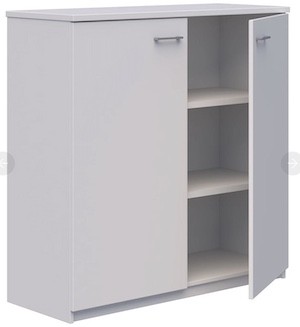 Rapid Cabinet 1200H x 1200W white – NZ-made wide office storage cupboard, fully assembled with adjustable shelves