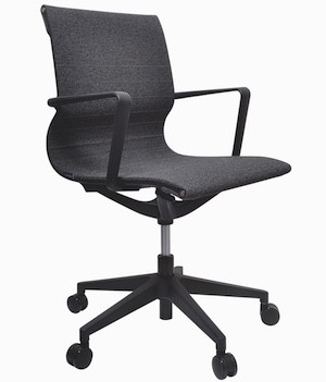 Diablo Charcoal Mesh Fabric Chair