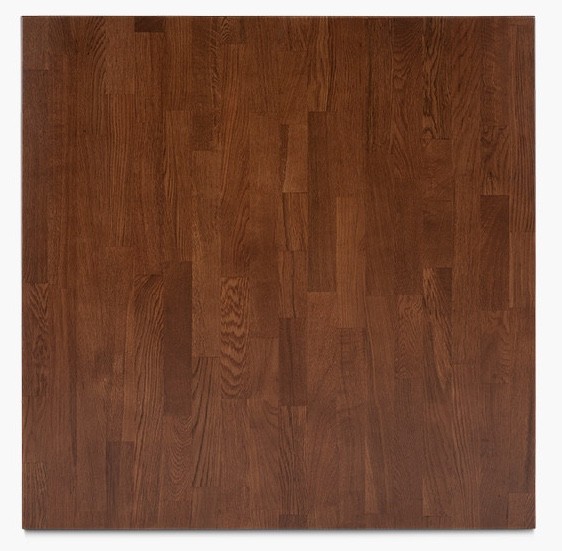 Solid Oak Table Top 80cm Sq Dark Oak