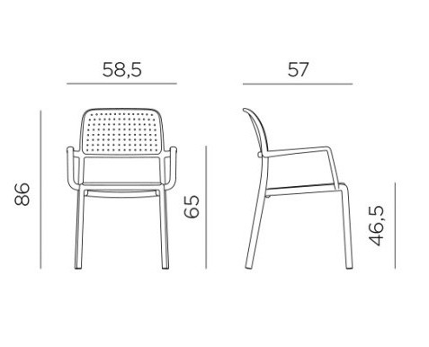 Bora Outdoor Arm Chair