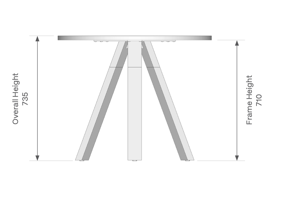 Ligna Meeting Table 900 Round