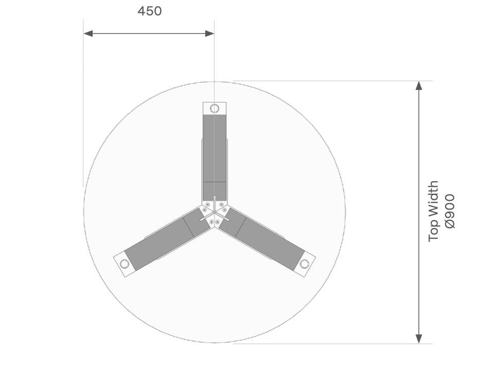 Ligna Meeting Table 900 Round