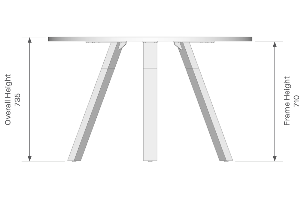 Ligna Meeting Table 1200 Round