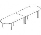 B50 Boardroom Table 4000 x 1200