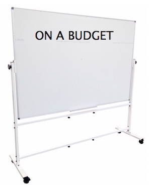 Acrylic Mobile Whiteboard 12x12