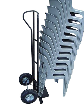 Barrel PVC Chair Trolley