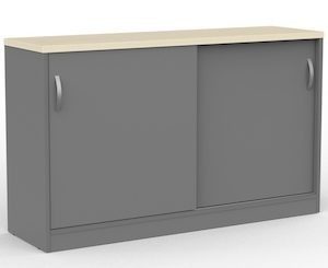 EKO 1200 Credenza - Nordic Maple/Silver