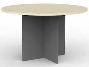 EKO 1200 Meeting Table - Nordic Maple/Silver