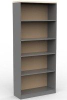 EKO 1800 Bookcase - Nordic Maple/Silver