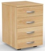 EKO 4 Drawer Mobile - Tawa