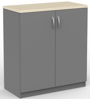 EKO 900 Cupboard - Nordic Maple/Silver