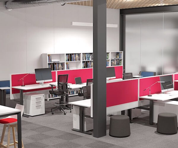 Agile Fixed Shared Desk 1800