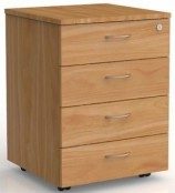 Ergoplan Mobile 4 Drawer Lockable