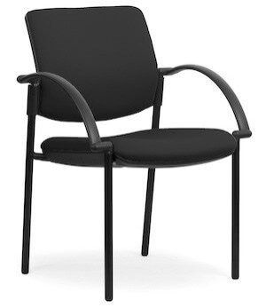 Eura Black Chair + Arms