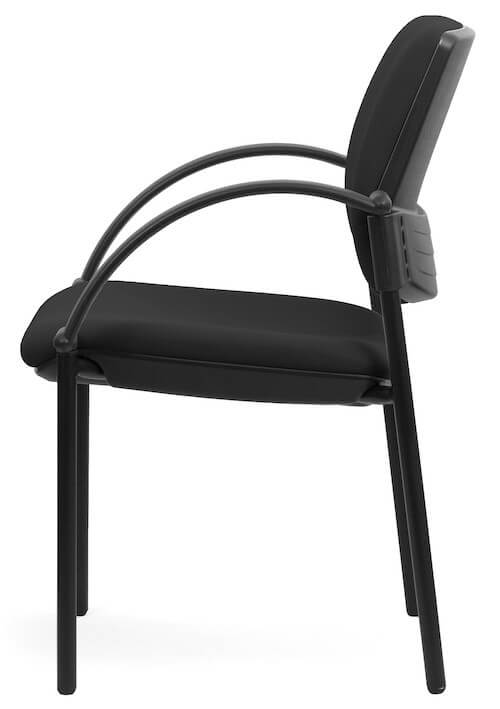 Eura Black Chair + Arms