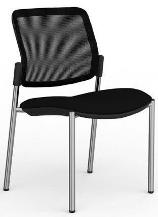 Eura Chrome Mesh Chair